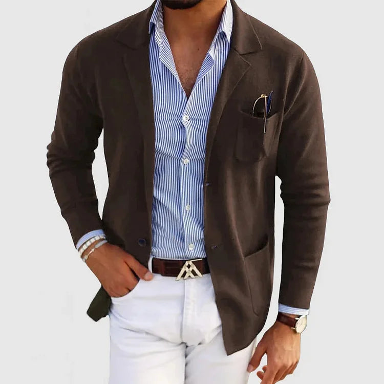 ChillChaser™ Stilvoller Herrenblazer mit lässigen Knopftaschen und Reverskragen