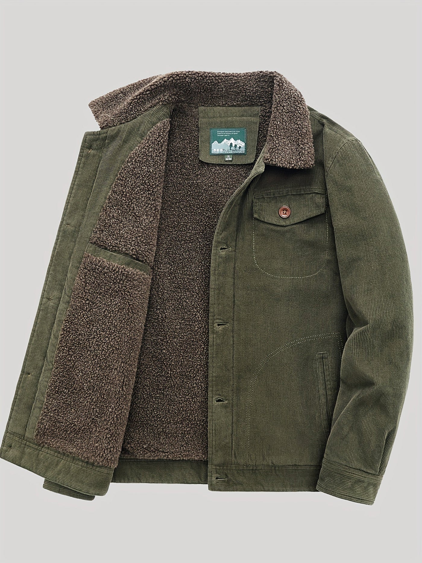 Majestic | Outdoor jacke mit knopfleiste herren warm