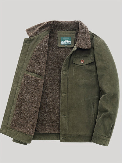 Majestic | Outdoor jacke mit knopfleiste herren warm