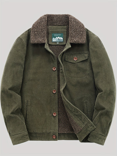 Majestic | Outdoor jacke mit knopfleiste herren warm