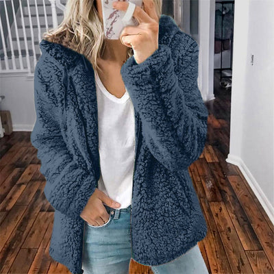 50% Rabatt | Celandine™ - Kuscheliger Teddyfellmantel mit Kapuze [Letzter Tag Rabatt]
