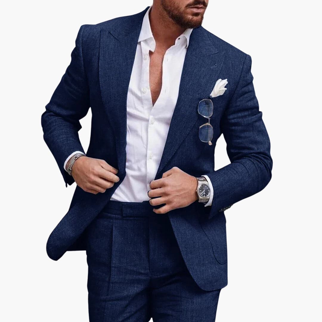 Zweiteiliger Business Anzug für Herren
