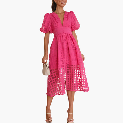 Elegantes Midikleid für Damen - Sommerliches Chic-Kleid