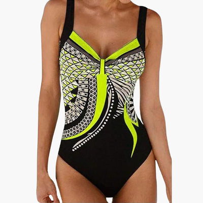 Eleganter Einteiler - Damen Badeanzug mit Stil für den Sommer