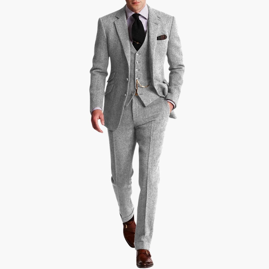 Hochzeitsgast-Anzug - eleganter Stil für Herren mit Weste