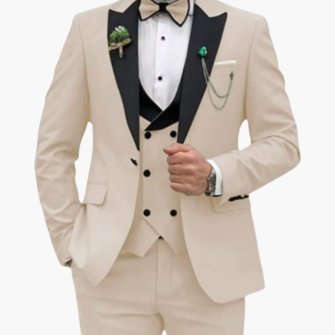 Stylisher Slim Fit Anzug - moderner Look für Herren zur Hochzeit
