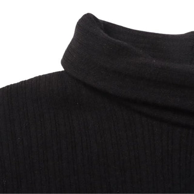 50% RABAT | Sivora™ | Damen Strickpullover mit Asymmetrischem Kragen und Rippenmuster  [Rabat på sidste dag]