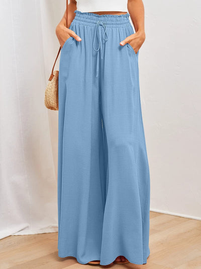 50% RABAT | Wide Style™ | Damen Freizeithosen mit weitem Bein