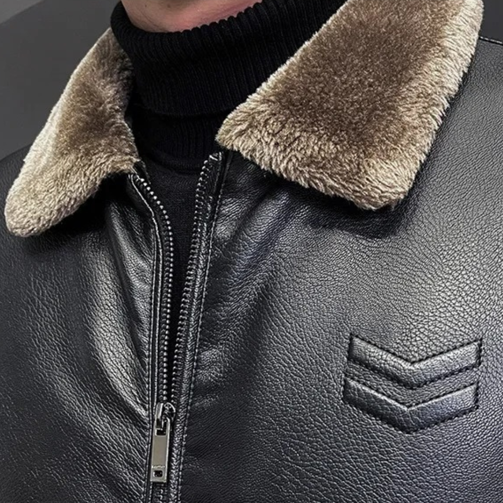 BRYAN - Stilvolle Plüschjacke für Männer