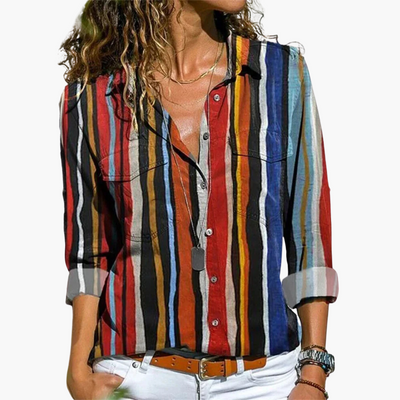 Fließendes Loose-Fit-Shirt für Damen - Bequem & Vielseitig
