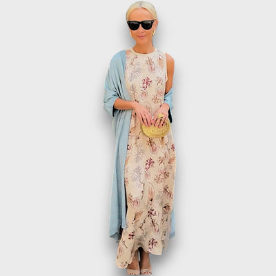 Elveria –  Maxikleid mit Cardigan