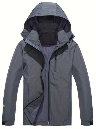 Marcel - Stylische wasserdichte Jacke mit Kapuze für Freizeitkleidung