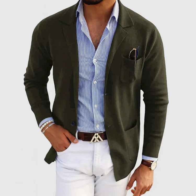 ChillChaser™ Stilvoller Herrenblazer mit lässigen Knopftaschen und Reverskragen
