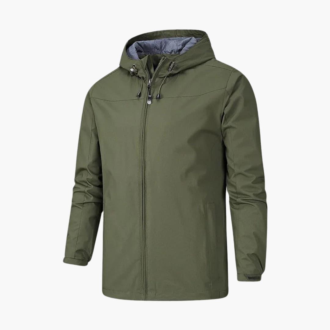 Wasserdichte Regenjacke für Herren mit Atmungsaktivem Material