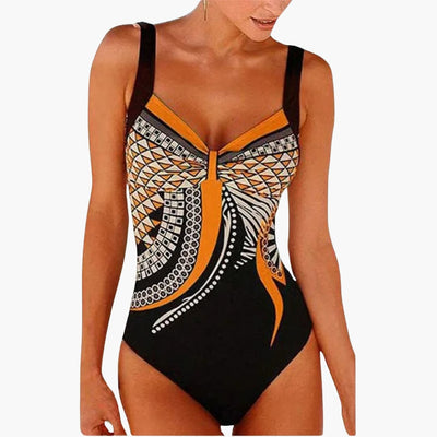 Eleganter Einteiler - Damen Badeanzug mit Stil für den Sommer