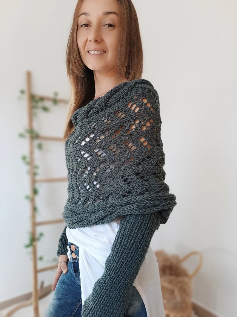 50 % Rabatt | Liliana™ - Bequemer Strickschal [Letzter Tag Rabatt]
