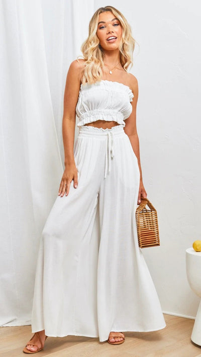 50% RABAT | Wide Style™ | Damen Freizeithosen mit weitem Bein