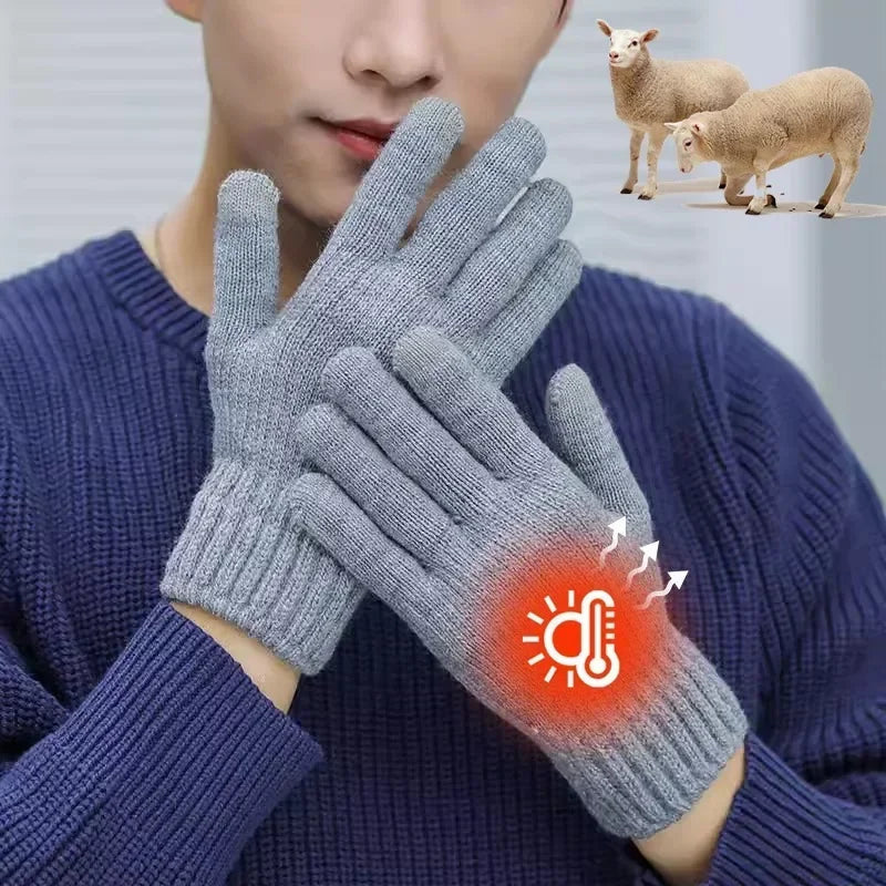 WoolTouch™ – Winter-Fäustlinge aus Wolle mit Touchscreen-Kompatibilität