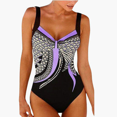 Eleganter Einteiler - Damen Badeanzug mit Stil für den Sommer