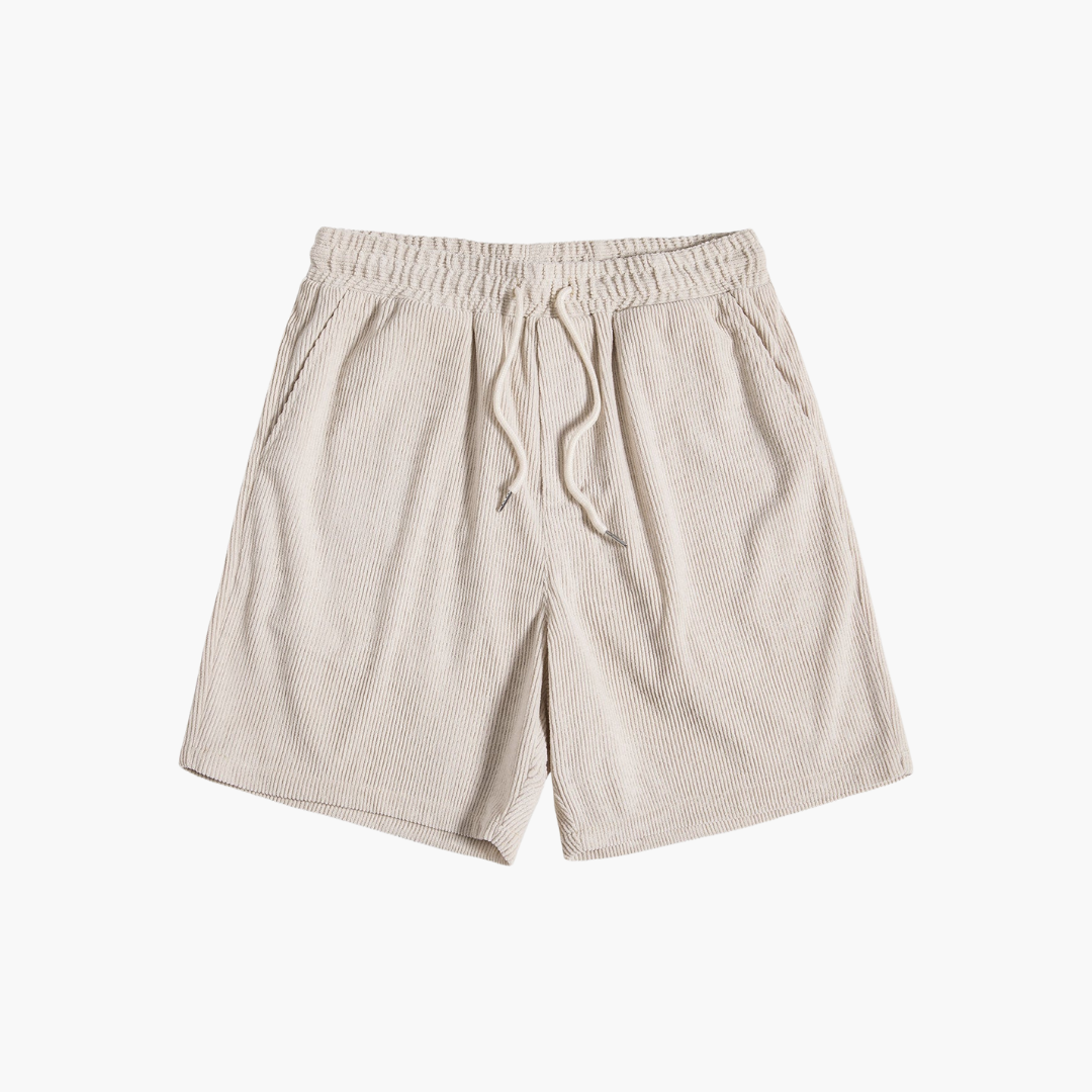 Zweiteiliges Cord-Set mit Kurzarmhemd - Herren Outfit