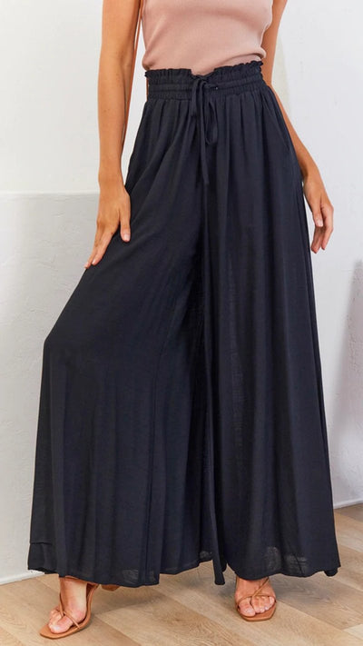 50% RABAT | Wide Style™ | Damen Freizeithosen mit weitem Bein