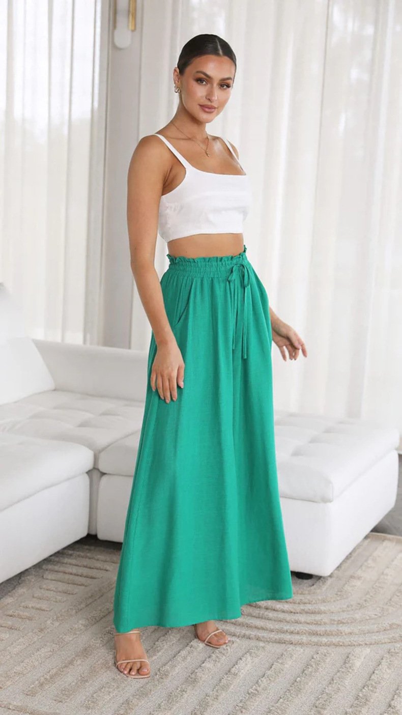 50% RABAT | Wide Style™ | Damen Freizeithosen mit weitem Bein