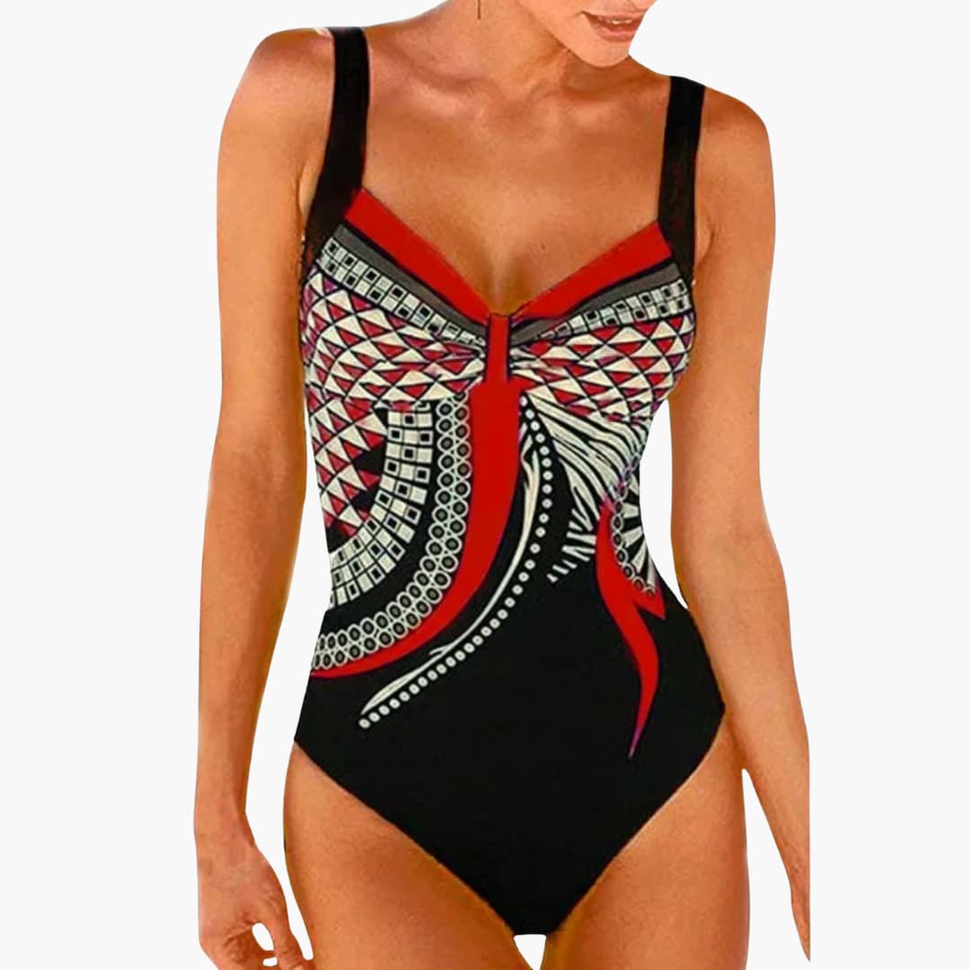 Eleganter Einteiler - Damen Badeanzug mit Stil für den Sommer