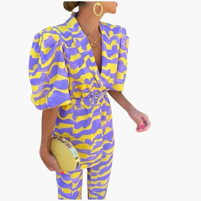 2-teiliges Damen-Set - Elegantes Freizeit-Outfit aus weichem Stoff