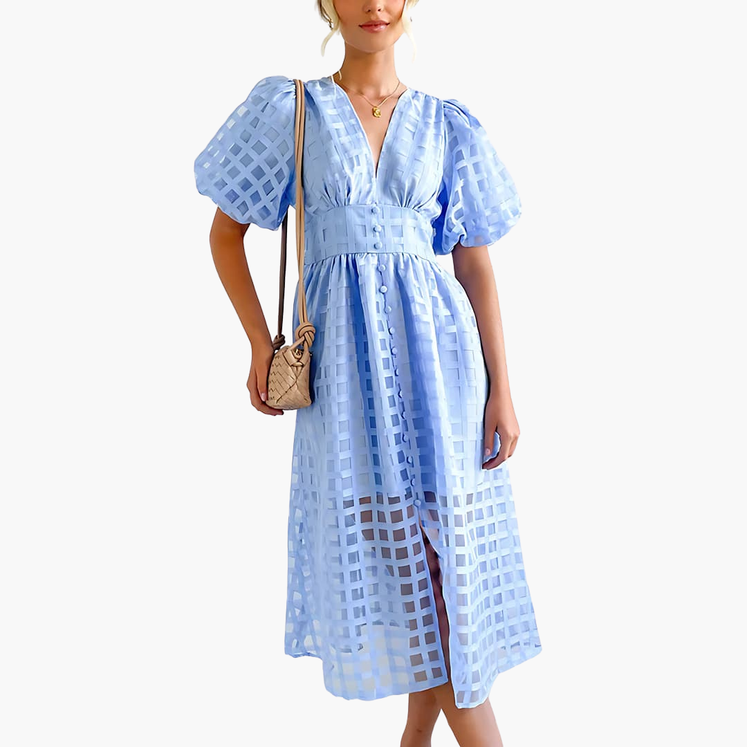 Elegantes Midikleid für Damen - Sommerliches Chic-Kleid