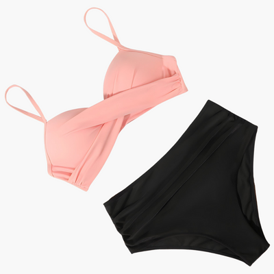 Bikini-Set für Damen - mit High Waist und verstellbaren Trägern