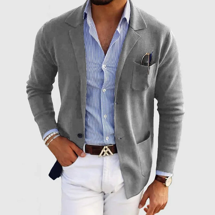 ChillChaser™ Stilvoller Herrenblazer mit lässigen Knopftaschen und Reverskragen