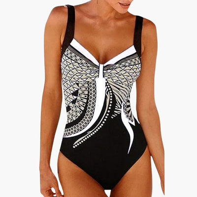 Eleganter Einteiler - Damen Badeanzug mit Stil für den Sommer