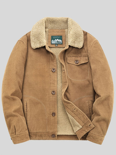 Majestic | Outdoor jacke mit knopfleiste herren warm