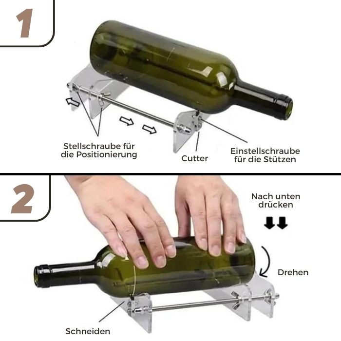 FlascheCut™ - DIY Werkzeuge für kreative Handarbeiten