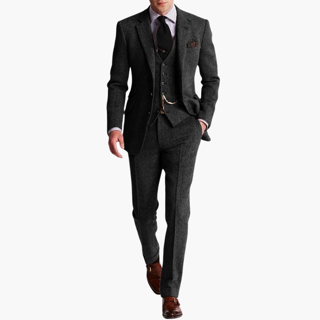 Hochzeitsgast-Anzug - eleganter Stil für Herren mit Weste