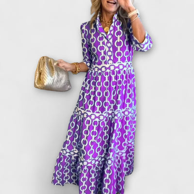 Loradia – Midikleid mit Kettenprint