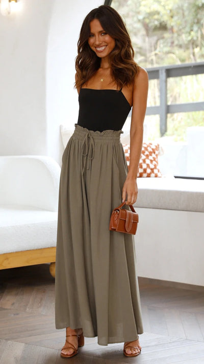 50% RABAT | Wide Style™ | Damen Freizeithosen mit weitem Bein