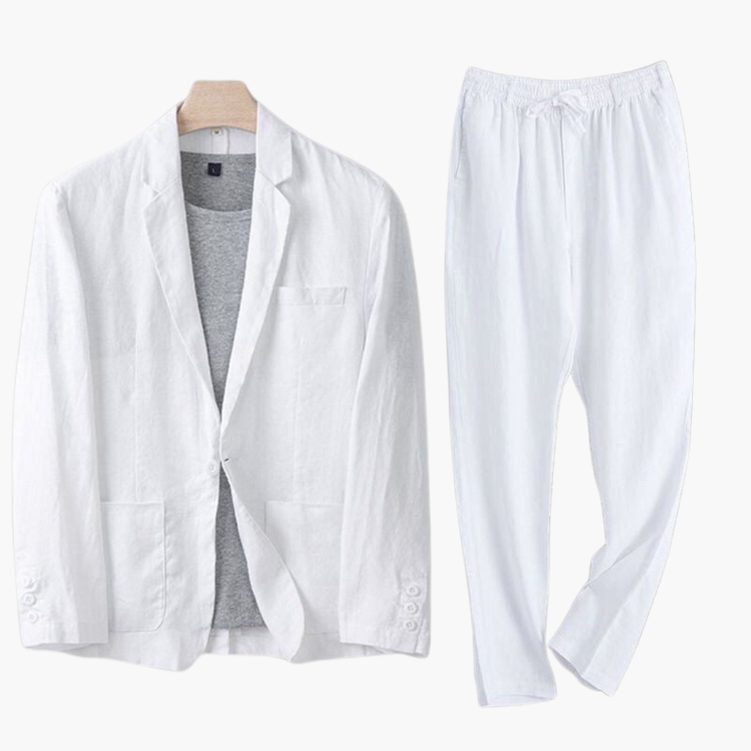 Leichter Sommer Herren Anzug – Sakko mit passender Hose