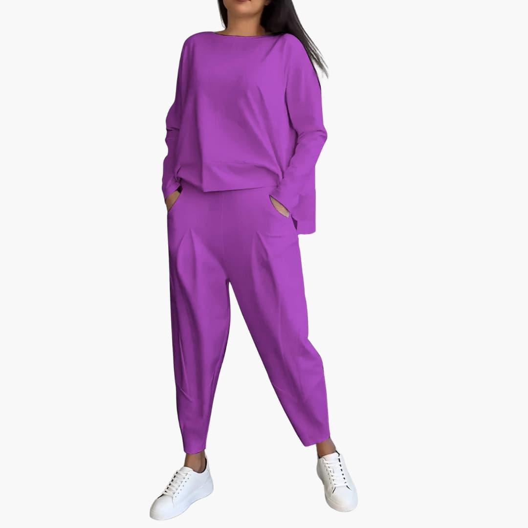 Stilvolles und gemütliches Zweiteiler-Set für Damen