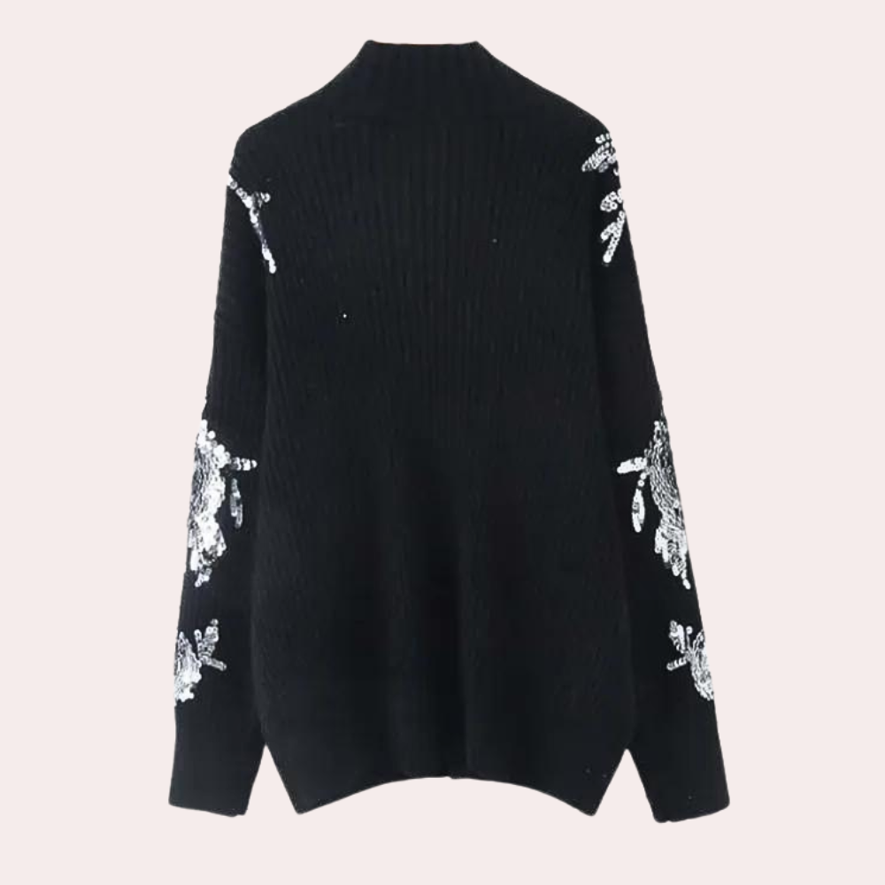 LAINI - Glamouröse Paillettenpullover für Frauen