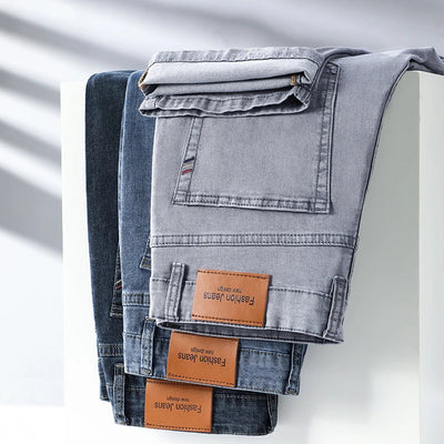 Stylische Straight Fit Jeans für Männer - PACKSTON