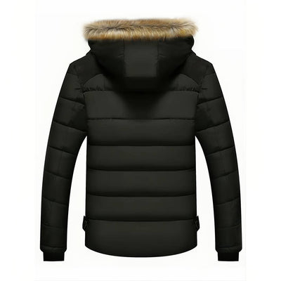 JIM - Stylischer Herrenparka mit abnehmbarer Kapuze für optimalen Komfort