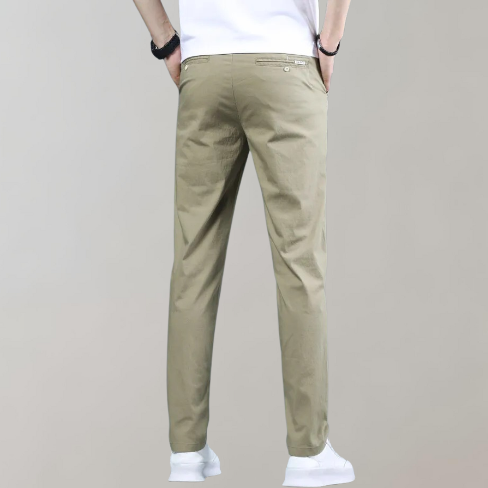 Villum - Chino-Hose mit Stretch und bequemer Taille