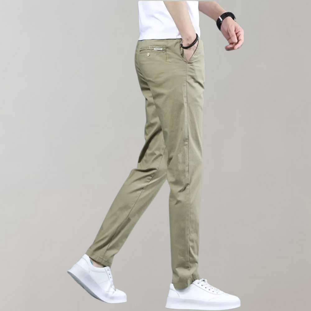 Villum - Chino-Hose mit Stretch und bequemer Taille