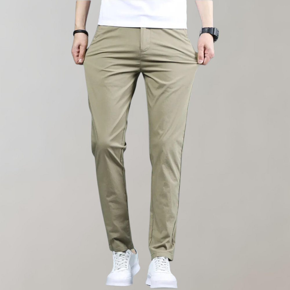 Villum - Chino-Hose mit Stretch und bequemer Taille