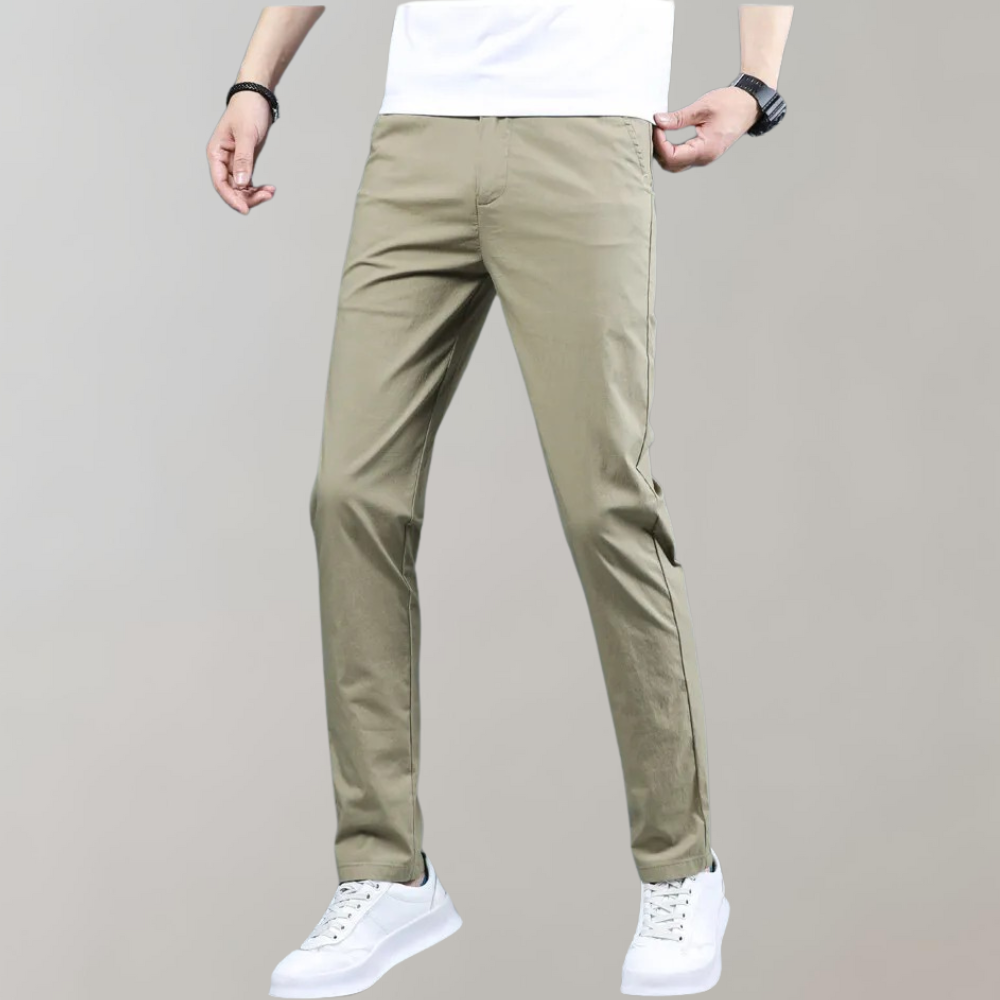 Villum - Chino-Hose mit Stretch und bequemer Taille