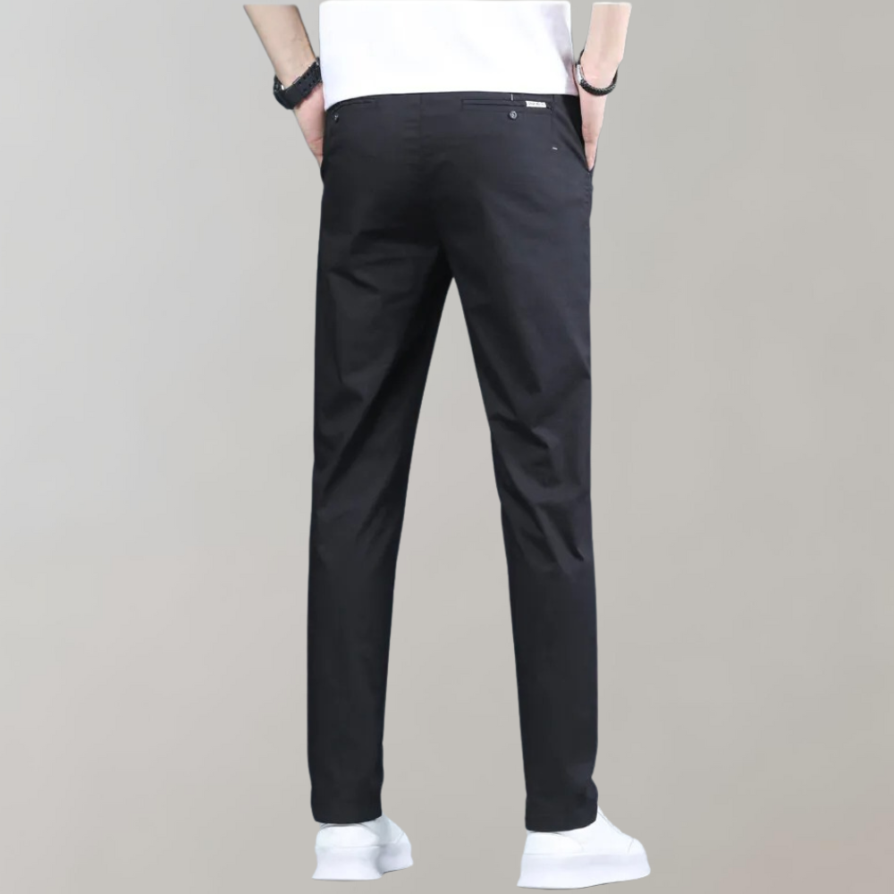 Villum - Chino-Hose mit Stretch und bequemer Taille