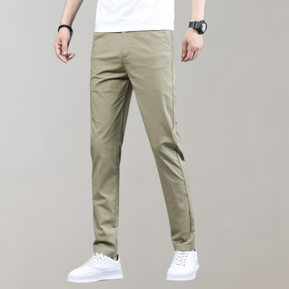 Villum - Chino-Hose mit Stretch und bequemer Taille