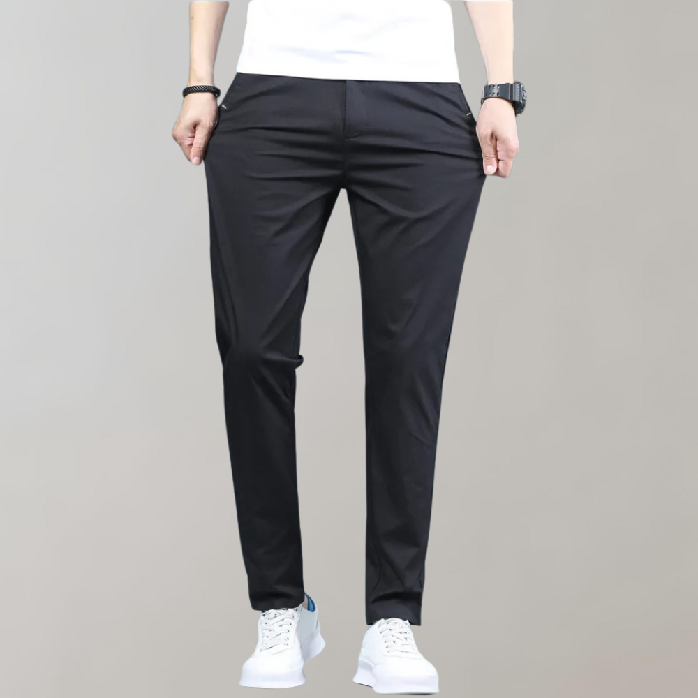 Villum - Chino-Hose mit Stretch und bequemer Taille