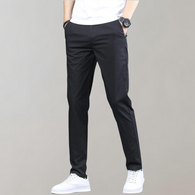 Villum - Chino-Hose mit Stretch und bequemer Taille